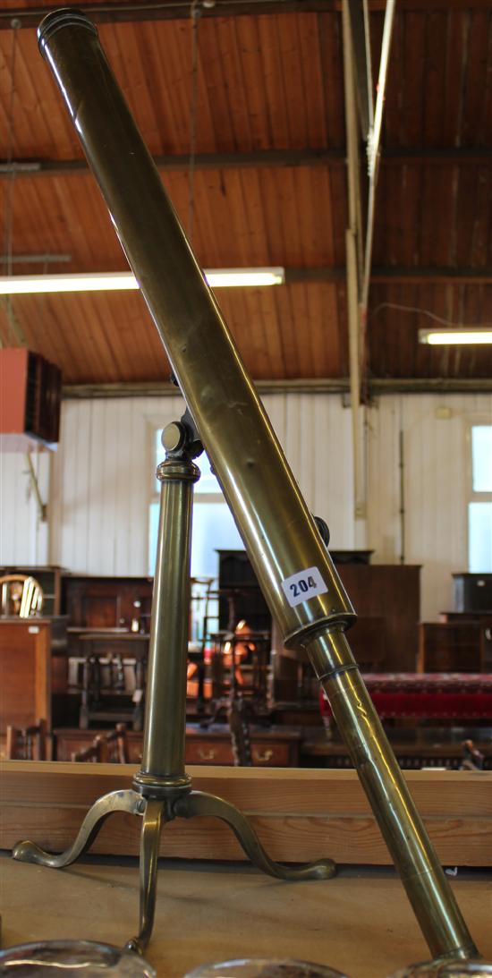 Dolland brass telescope